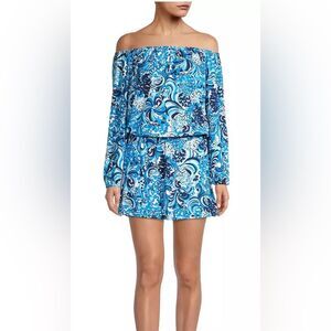 NWT Lilly Pulitzer Lana Skort Romper in Resort White Mermazing color Sz XXS.